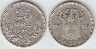 Schweden 25 Öre sweden silver coin, 25 öre, like scan -