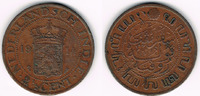 Indonesien - Niederländisch Ostindien 2 1/2 Cent netherlands east indies, 2 1/2 cents 1914, like scan -
