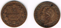 Italien 2 Centesimi 1862 italy 2 Centesimi, Vittorio Emanuele II., like ... 6.07 £ Tax included +  8.59 £ shipping