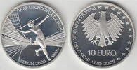 BRD 10 Euro 10-Euro-Silbergedenkmünze, Leichtathletik-EM 2009, Prägestätte J! -