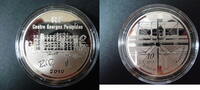 Frankreich 10 Euro france, silver commemorative coin <i>Centre Pompidou</i> no box / no COA -