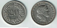 Schweiz 20 Rappen 1929 Switzerland, 20 Rappen 1929 B, like scan sehr sch... 3.47 £ Tax included +  8.59 £ shipping