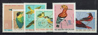 Vietnam 6 Werte Vietnam, Mi-Nr. 456-61, Vögel, postfrisch -