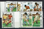 Vietnam 7 Werte Vietnam, Mi-Nr. 1664-70, Fußball WM Mexico 86, gestempelt -