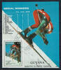 Guyana 1 Wert Guyana, Mi-Nr. Bl.25, Olympische Winterspiele, gestempelt -