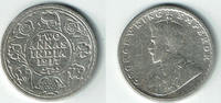 Indien 2 Anna India, 2 Annas 1917 "george V.", like scan! -