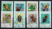 Vietnam 8 Werte Vietnam, Mi-Nr. 1258-65 Käfer -