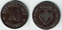 Notmünzen / Notgeld Koblenz 10 Pfennig Stadt Koblenz, 10 Pfennig Kriegsersatzgeld 1918, Erhaltung siehe Scan! -