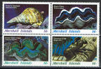 Marschall-Inseln 4 Werte Marshall islands, 4 stamps "Shellfish", like scan -