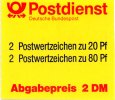 Bund 1 Markenheftchen Bund, MH-Nr. 28 a, <i>Sehenswürdigkeiten</i> -