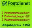 Bund 1 Markenheftchen Bund, MH-Nr. 29 a, <i>Sehenswürdigkeiten</i> -