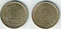 Marokko 10 Francs Morocco, 10 Francs 1952 - AH 1371, like scan -