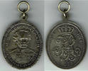Nürnberg Ovale Medaille Nürnberg, versilberte Bronzemedaille, 100 Jahre Infanterie-Regiment Hartmann -