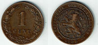 Niederlande 1 Cent netherlands 1880, 1 Cent, like scan, willem III. -