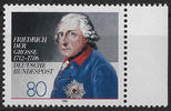 Deutschland 1 Wert Bund, Mi-Nr. 1292, Todestag von König Friedrich dem Großen -