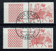 Schweiz 2 Werte Schweiz, Mi-Nr.1101xv Eor, Eru, Freimarken: Volksbräuche -