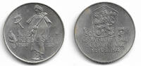 Tschechoslowakei 50 Kronen czechoslovakia, silver coin "Juraj Janosik" -