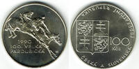 Tschechoslowakei 100 Kronen czechoslovakia, silver coin "horce racing", 100 Korun, siehe scan -
