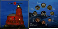 Finnland 3,88 Offizieller Kursmünzensatz Finnland 2008, 1 Cent bis 2 Euro plus CuNi-Medaille! -