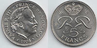 Monaco 5 Francs Monaco 5 Francs 1974, Rainier III. Prinz von Monaco, siehe Scan -