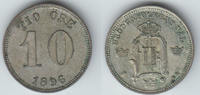Schweden 10 Öre sweden silver coin, 10 Öre, Oscar II., like scan! -