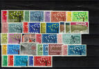 Europa CEPT Briefmarken Europa CEPT, Jahrgang 1962, jede Hauptnummer einmal, Postfrisch -