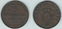Preußen 3 Pfennig 1871 C prussia, Wilhelm I., 3 Pfenning 1871 C, like sc... 3.47 £ Tax included +  8.59 £ shipping
