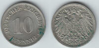 Kaiserreich 10 Pfennig Deutsches Kaiserreich (1871-1918), 10 Pfennig 1916 D! -