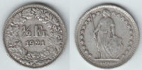 Schweiz 1/2 Franken 1921 Switzerland, silver coin, 1/2 Franken 1921 B, l... 3.47 £ Tax included +  8.59 £ shipping