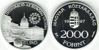 Ungarn 2000 Forint hungary, 2000 forint 1997, "European Union - European Integration", PP -