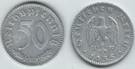 Drittes Reich 50 Pfennig Drittes Reich, Kursmünze 50 Pfennig 1935 E, Aluminium! -