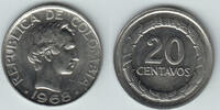 Kolumbien 20 Centavos 1968 columbia, 20 Centavos 1968, like scan vorzügl... 2.60 £ Tax included +  8.59 £ shipping