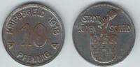Notmünzen / Notgeld Lüdenscheid 10 Pfennig Stadt Lüdenscheid, 10 Pfennig, Kriegsgeld, Erhaltung siehe Scan! -