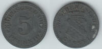 Notgeld / Notmünzen Kassel 5 Pfennig Stadt Kassel (Cassel), Notgeld 5 Pfennig 1917, siehe Scan! -