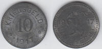 Notmünzen / Notgeld Lambrecht 10 Pfennig Lambrecht, 10 Pfennig, Kriegsgeld, 1917, Erhaltung siehe Scan! -