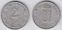 Ungarn 2 Pengo hungary silver coin, 2 pengö, like scan -