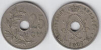 Belgien 25 Centimes belgium (belgique), 25 Centimes 1927, king albert I., like scan -
