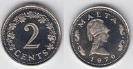 Malta 2 cents 2 cents, 1976 -