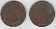 USA 1 Cent USA, 1 Cent 1882, Indian Head, like scan -