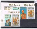 Belize 3 Werte Belize, 3 Marken Geburt von Prinz Williams von Wales -