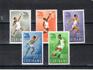 Surinam 5 Werte Surinam, 5 Marken Olympische Sommerspiele Rom -