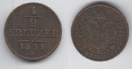 Haus Habsburg - Österreich 1/2 Kreuzer 1851 A Franz Joseph I., 1/2 Kreuz... 3.47 £ Tax included +  8.59 £ shipping