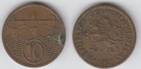 Tschechoslowakei 10 Heller czechoslovakia, 10 heller (Haleru), like scan -