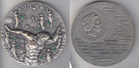 Niue 2 Dollars Niue, 2 ounces Titans - Atlas, box/COA -