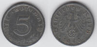 Drittes Reich 5 Pfennig 1940 F 3. Reich, 1940 F, Kursmünze 5 Pfennig, Ja... 4.34 £ Tax included +  8.59 £ shipping