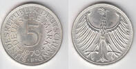 BRD 5 DM 1970 F Bundesrepublik Deutschland, 5 DM Silberadler 1970 F, Erh... 7.81 £ Tax included +  8.59 £ shipping