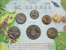 Australien 3,85 Dollars (6 Münzen) Australia, 6 Coins, uncirculated coin Set 1993, like scan, 5 Cent to 2 Dollars -