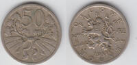 Tschechoslowakei 50 Heller CZ, 50 Heller, like scan -