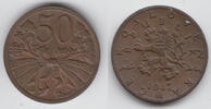 Tschechoslowakei 50 Heller czechoslovakia, 50 heller (Haleru), like scan -