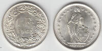 Schweiz 1 Franken Switzerland, silver coin, 1 Franken, like scan -